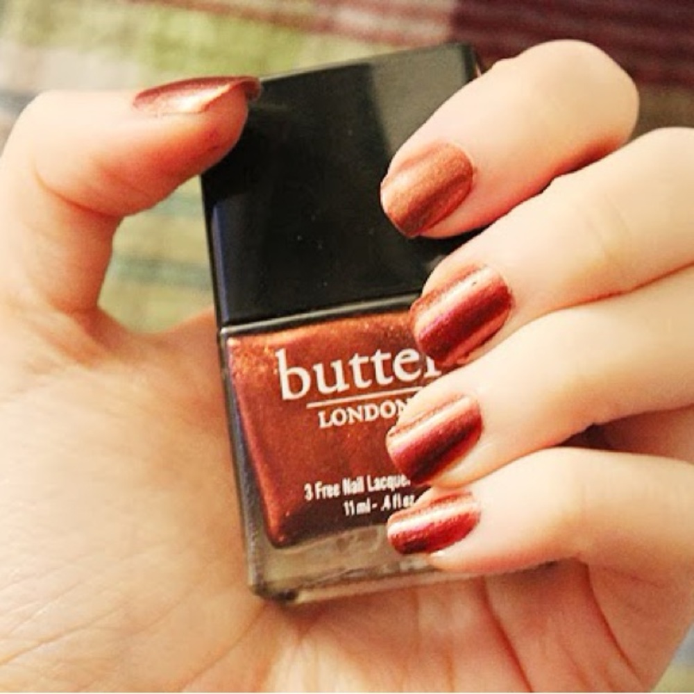 Butter London Metallic in “Shag”